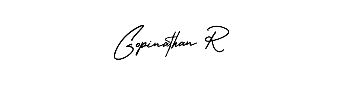 Make a beautiful signature design for name Gopinathan R. Use this online signature maker to create a handwritten signature for free. Gopinathan R signature style 3 images and pictures png