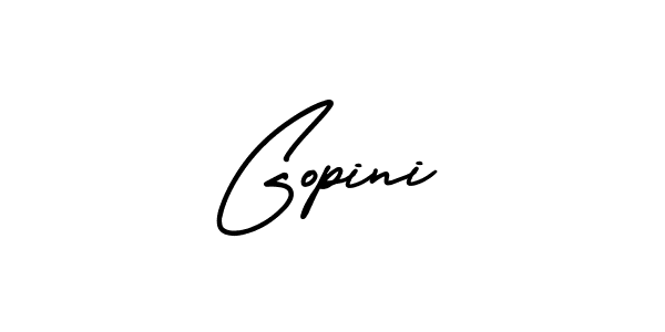 Create a beautiful signature design for name Gopini. With this signature (AmerikaSignatureDemo-Regular) fonts, you can make a handwritten signature for free. Gopini signature style 3 images and pictures png