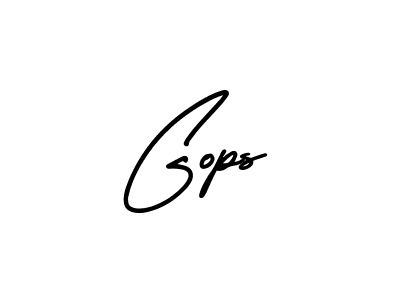 How to Draw Gops signature style? AmerikaSignatureDemo-Regular is a latest design signature styles for name Gops. Gops signature style 3 images and pictures png