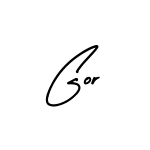 Design your own signature with our free online signature maker. With this signature software, you can create a handwritten (AmerikaSignatureDemo-Regular) signature for name Gor. Gor signature style 3 images and pictures png