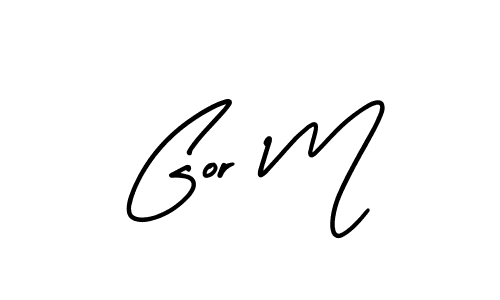Once you've used our free online signature maker to create your best signature AmerikaSignatureDemo-Regular style, it's time to enjoy all of the benefits that Gor M name signing documents. Gor M signature style 3 images and pictures png