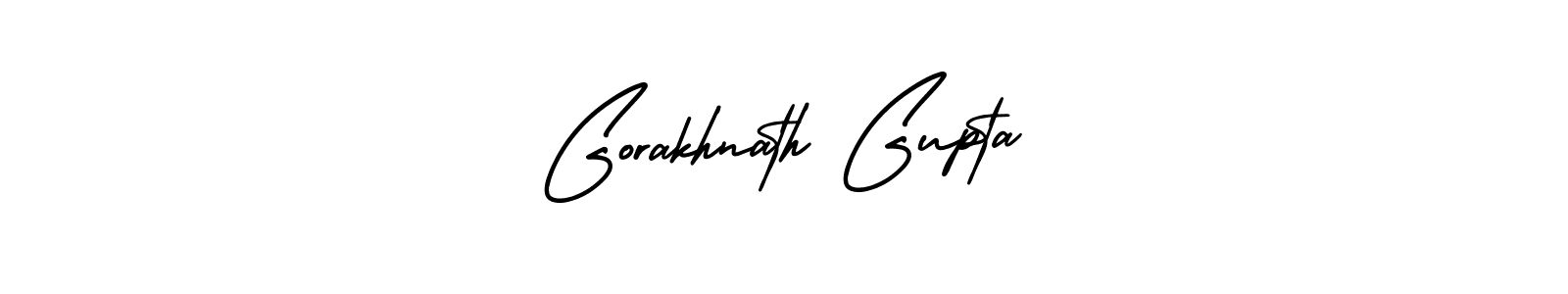 Create a beautiful signature design for name Gorakhnath Gupta. With this signature (AmerikaSignatureDemo-Regular) fonts, you can make a handwritten signature for free. Gorakhnath Gupta signature style 3 images and pictures png