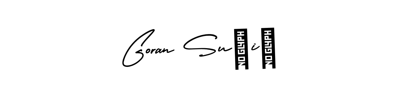 Make a beautiful signature design for name Goran Sučić. Use this online signature maker to create a handwritten signature for free. Goran Sučić signature style 3 images and pictures png