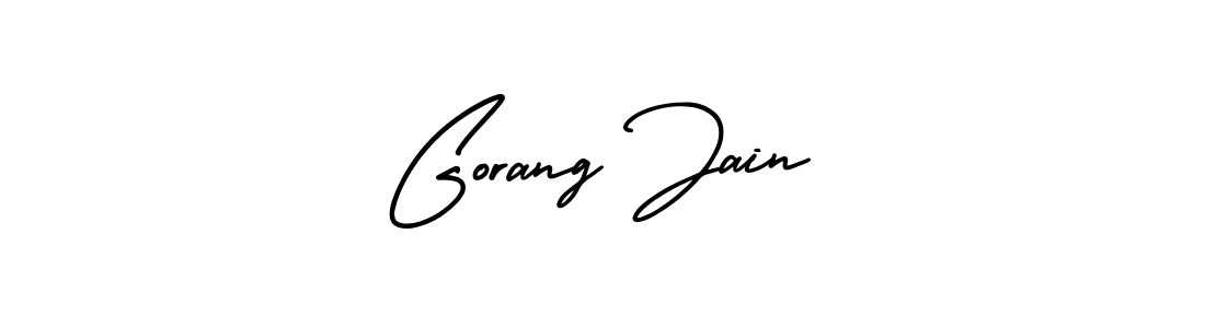Also we have Gorang Jain name is the best signature style. Create professional handwritten signature collection using AmerikaSignatureDemo-Regular autograph style. Gorang Jain signature style 3 images and pictures png