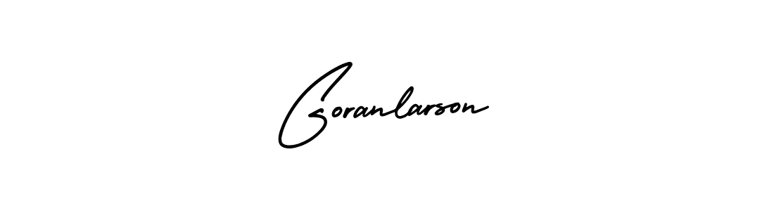 Also we have Goranlarson name is the best signature style. Create professional handwritten signature collection using AmerikaSignatureDemo-Regular autograph style. Goranlarson signature style 3 images and pictures png