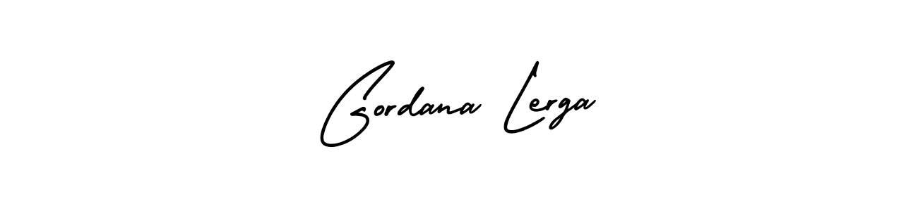 if you are searching for the best signature style for your name Gordana Lerga. so please give up your signature search. here we have designed multiple signature styles  using AmerikaSignatureDemo-Regular. Gordana Lerga signature style 3 images and pictures png