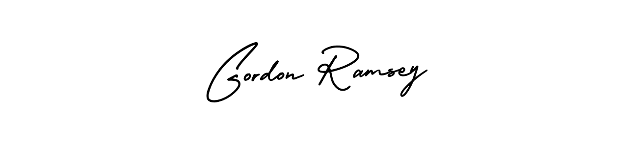 Design your own signature with our free online signature maker. With this signature software, you can create a handwritten (AmerikaSignatureDemo-Regular) signature for name Gordon Ramsey. Gordon Ramsey signature style 3 images and pictures png