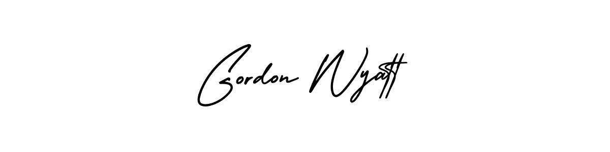 Make a beautiful signature design for name Gordon Wyatt. Use this online signature maker to create a handwritten signature for free. Gordon Wyatt signature style 3 images and pictures png