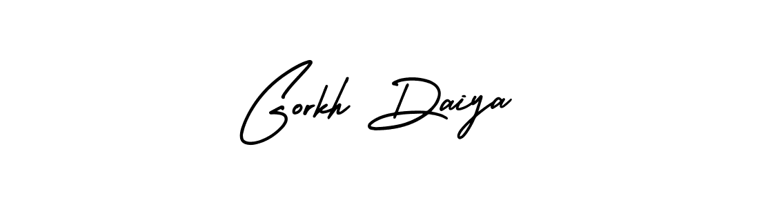 Make a short Gorkh Daiya signature style. Manage your documents anywhere anytime using AmerikaSignatureDemo-Regular. Create and add eSignatures, submit forms, share and send files easily. Gorkh Daiya signature style 3 images and pictures png