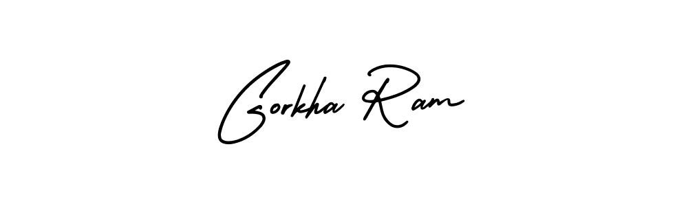 Make a beautiful signature design for name Gorkha Ram. Use this online signature maker to create a handwritten signature for free. Gorkha Ram signature style 3 images and pictures png