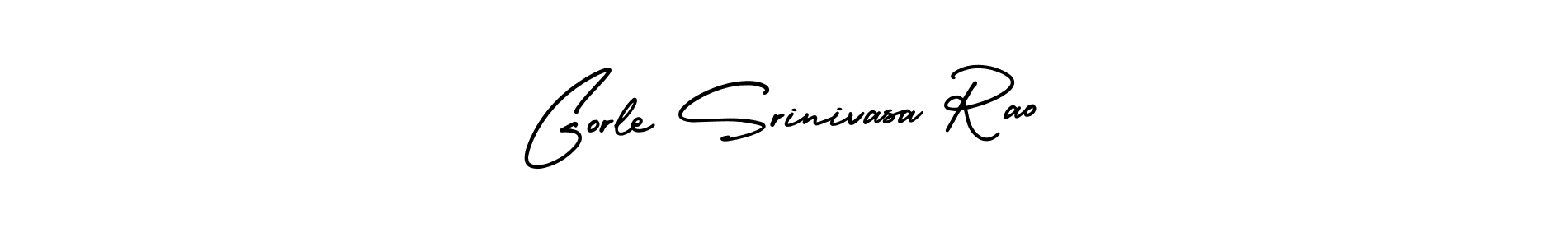 How to make Gorle Srinivasa Rao signature? AmerikaSignatureDemo-Regular is a professional autograph style. Create handwritten signature for Gorle Srinivasa Rao name. Gorle Srinivasa Rao signature style 3 images and pictures png