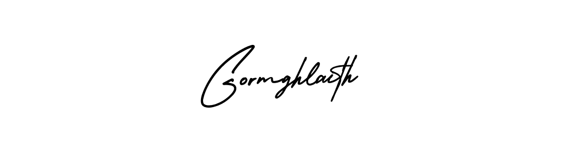 Make a beautiful signature design for name Gormghlaith. With this signature (AmerikaSignatureDemo-Regular) style, you can create a handwritten signature for free. Gormghlaith signature style 3 images and pictures png