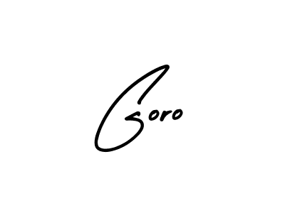 Make a short Goro signature style. Manage your documents anywhere anytime using AmerikaSignatureDemo-Regular. Create and add eSignatures, submit forms, share and send files easily. Goro signature style 3 images and pictures png