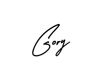 You should practise on your own different ways (AmerikaSignatureDemo-Regular) to write your name (Gory) in signature. don't let someone else do it for you. Gory signature style 3 images and pictures png