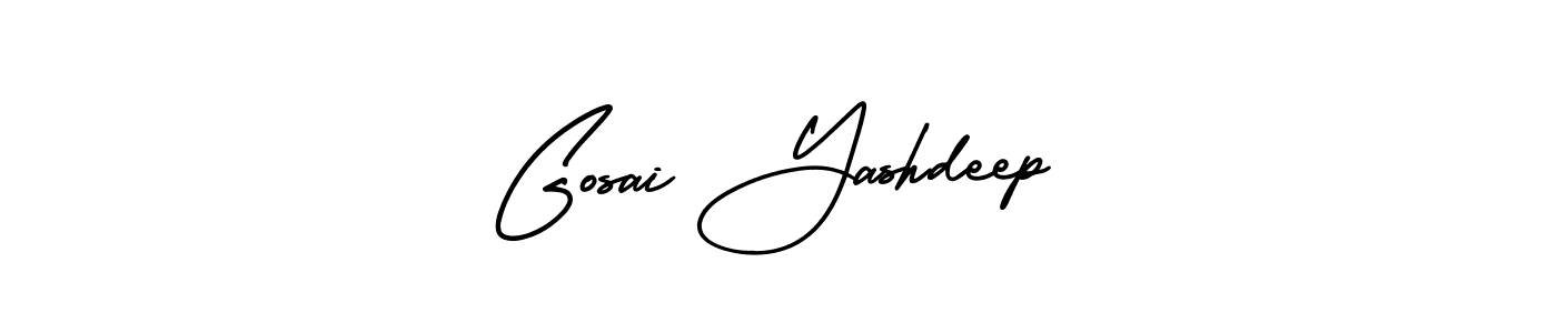 It looks lik you need a new signature style for name Gosai Yashdeep. Design unique handwritten (AmerikaSignatureDemo-Regular) signature with our free signature maker in just a few clicks. Gosai Yashdeep signature style 3 images and pictures png