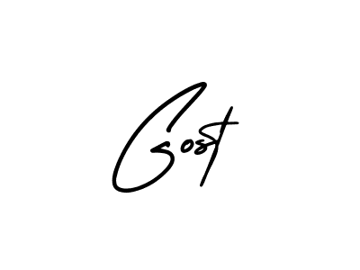 Make a beautiful signature design for name Gost. Use this online signature maker to create a handwritten signature for free. Gost signature style 3 images and pictures png