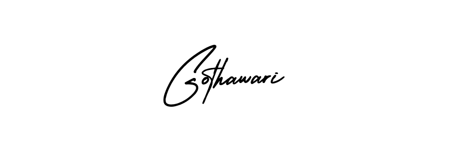 Make a beautiful signature design for name Gothawari. Use this online signature maker to create a handwritten signature for free. Gothawari signature style 3 images and pictures png