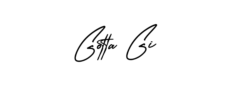 if you are searching for the best signature style for your name Gotta Gi. so please give up your signature search. here we have designed multiple signature styles  using AmerikaSignatureDemo-Regular. Gotta Gi signature style 3 images and pictures png