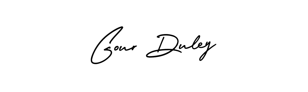Check out images of Autograph of Gour Duley name. Actor Gour Duley Signature Style. AmerikaSignatureDemo-Regular is a professional sign style online. Gour Duley signature style 3 images and pictures png