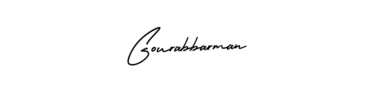 Create a beautiful signature design for name Gourabbarman. With this signature (AmerikaSignatureDemo-Regular) fonts, you can make a handwritten signature for free. Gourabbarman signature style 3 images and pictures png