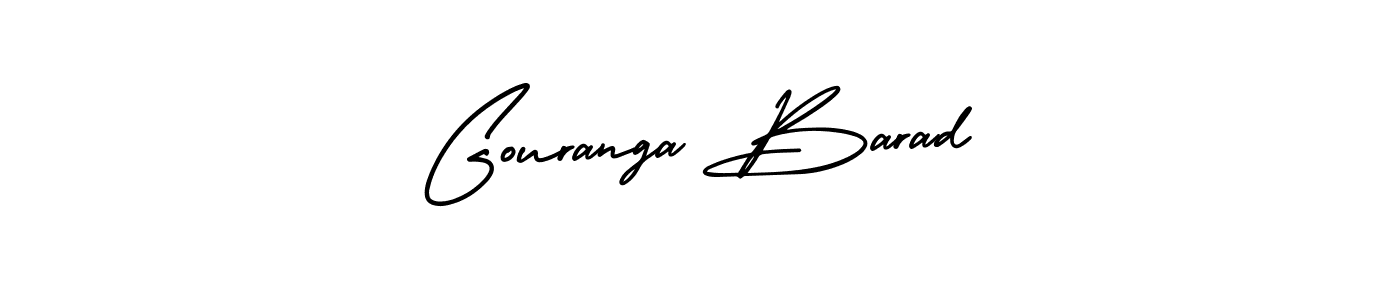 Make a beautiful signature design for name Gouranga Barad. With this signature (AmerikaSignatureDemo-Regular) style, you can create a handwritten signature for free. Gouranga Barad signature style 3 images and pictures png