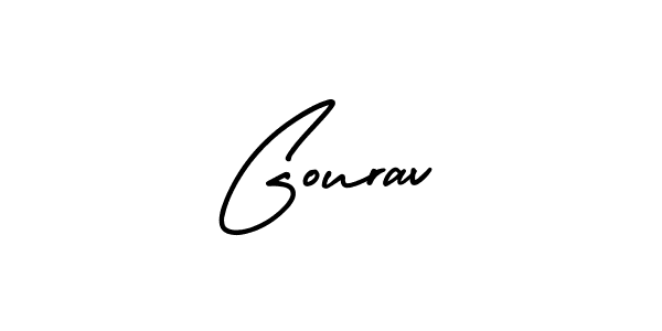 The best way (AmerikaSignatureDemo-Regular) to make a short signature is to pick only two or three words in your name. The name Gourav include a total of six letters. For converting this name. Gourav signature style 3 images and pictures png
