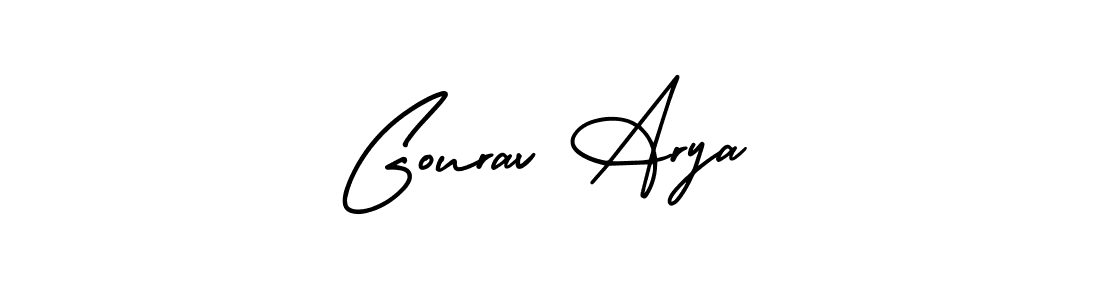 Make a short Gourav Arya signature style. Manage your documents anywhere anytime using AmerikaSignatureDemo-Regular. Create and add eSignatures, submit forms, share and send files easily. Gourav Arya signature style 3 images and pictures png