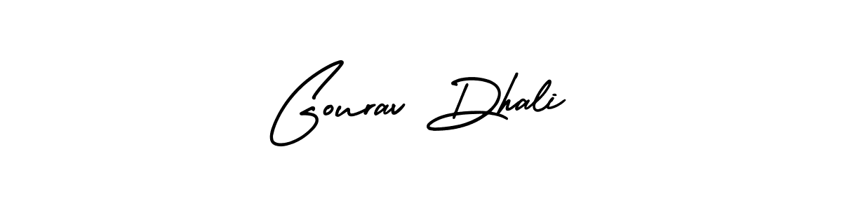 Gourav Dhali stylish signature style. Best Handwritten Sign (AmerikaSignatureDemo-Regular) for my name. Handwritten Signature Collection Ideas for my name Gourav Dhali. Gourav Dhali signature style 3 images and pictures png