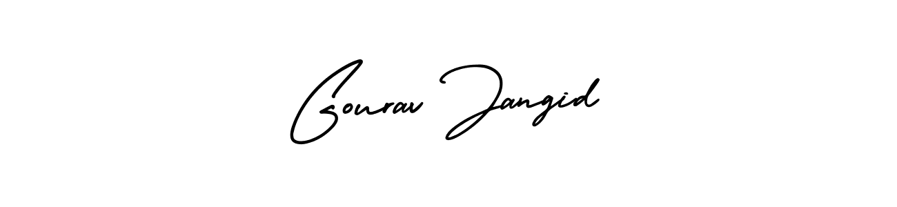 Make a beautiful signature design for name Gourav Jangid. Use this online signature maker to create a handwritten signature for free. Gourav Jangid signature style 3 images and pictures png