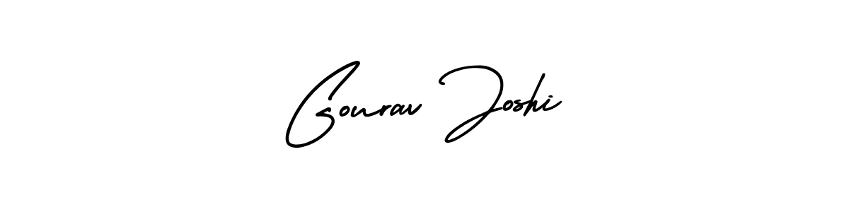 Design your own signature with our free online signature maker. With this signature software, you can create a handwritten (AmerikaSignatureDemo-Regular) signature for name Gourav Joshi. Gourav Joshi signature style 3 images and pictures png