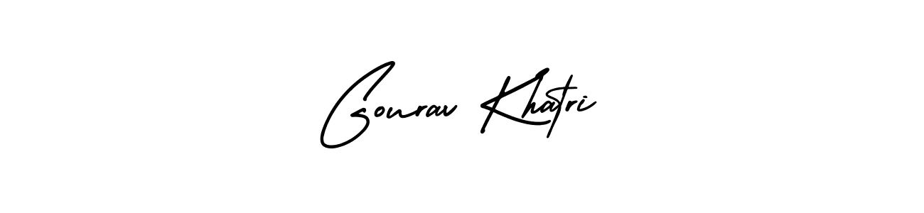 AmerikaSignatureDemo-Regular is a professional signature style that is perfect for those who want to add a touch of class to their signature. It is also a great choice for those who want to make their signature more unique. Get Gourav Khatri name to fancy signature for free. Gourav Khatri signature style 3 images and pictures png