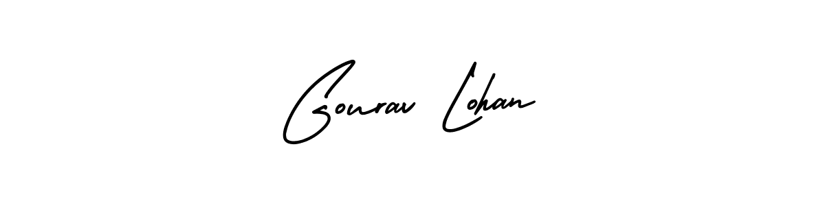 Make a beautiful signature design for name Gourav Lohan. With this signature (AmerikaSignatureDemo-Regular) style, you can create a handwritten signature for free. Gourav Lohan signature style 3 images and pictures png