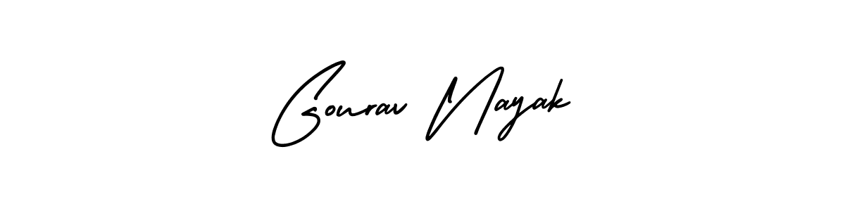 Make a short Gourav Nayak signature style. Manage your documents anywhere anytime using AmerikaSignatureDemo-Regular. Create and add eSignatures, submit forms, share and send files easily. Gourav Nayak signature style 3 images and pictures png