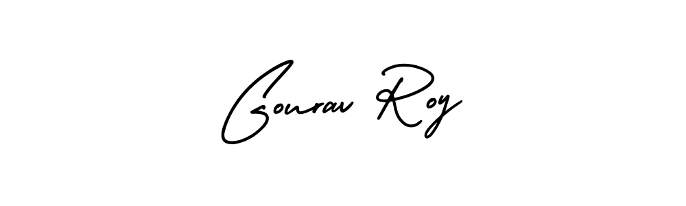 This is the best signature style for the Gourav Roy name. Also you like these signature font (AmerikaSignatureDemo-Regular). Mix name signature. Gourav Roy signature style 3 images and pictures png
