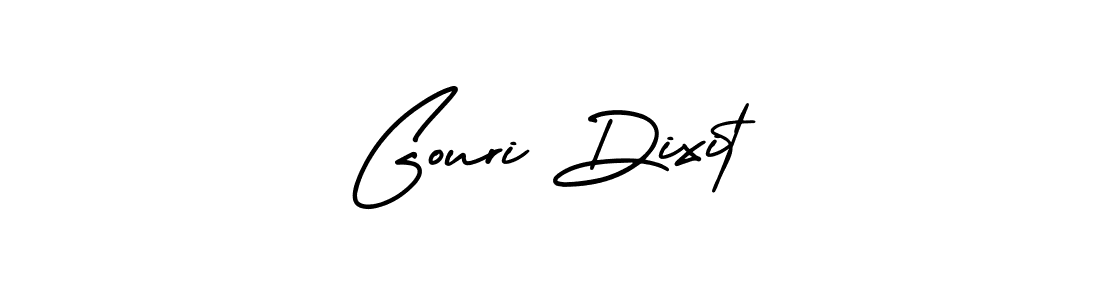 Create a beautiful signature design for name Gouri Dixit. With this signature (AmerikaSignatureDemo-Regular) fonts, you can make a handwritten signature for free. Gouri Dixit signature style 3 images and pictures png