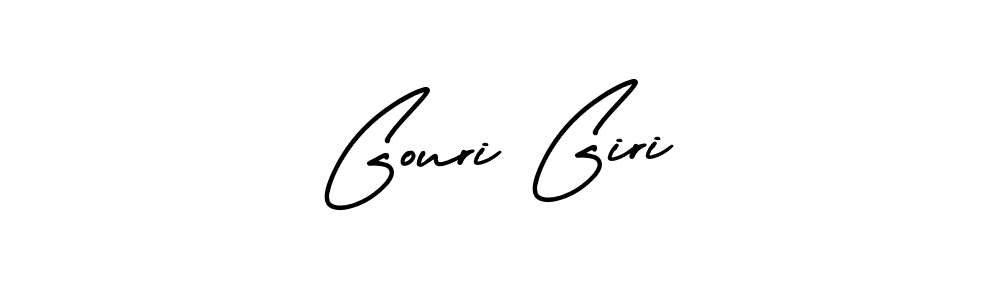 Make a beautiful signature design for name Gouri Giri. With this signature (AmerikaSignatureDemo-Regular) style, you can create a handwritten signature for free. Gouri Giri signature style 3 images and pictures png