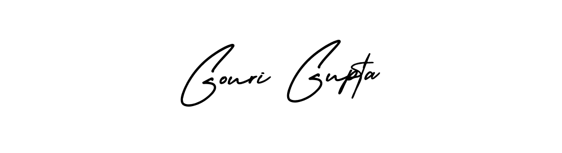 It looks lik you need a new signature style for name Gouri Gupta. Design unique handwritten (AmerikaSignatureDemo-Regular) signature with our free signature maker in just a few clicks. Gouri Gupta signature style 3 images and pictures png