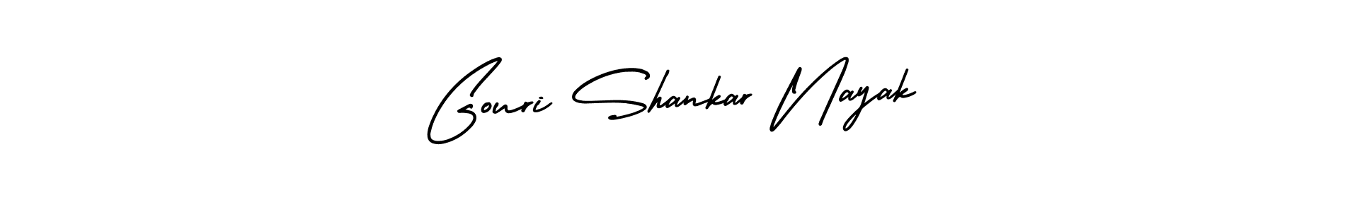 Create a beautiful signature design for name Gouri Shankar Nayak. With this signature (AmerikaSignatureDemo-Regular) fonts, you can make a handwritten signature for free. Gouri Shankar Nayak signature style 3 images and pictures png