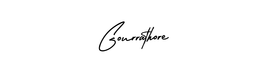 Gourrathore stylish signature style. Best Handwritten Sign (AmerikaSignatureDemo-Regular) for my name. Handwritten Signature Collection Ideas for my name Gourrathore. Gourrathore signature style 3 images and pictures png