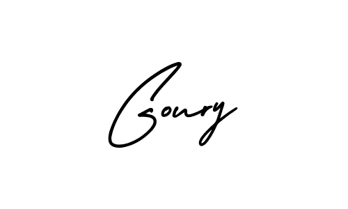if you are searching for the best signature style for your name Goury. so please give up your signature search. here we have designed multiple signature styles  using AmerikaSignatureDemo-Regular. Goury signature style 3 images and pictures png