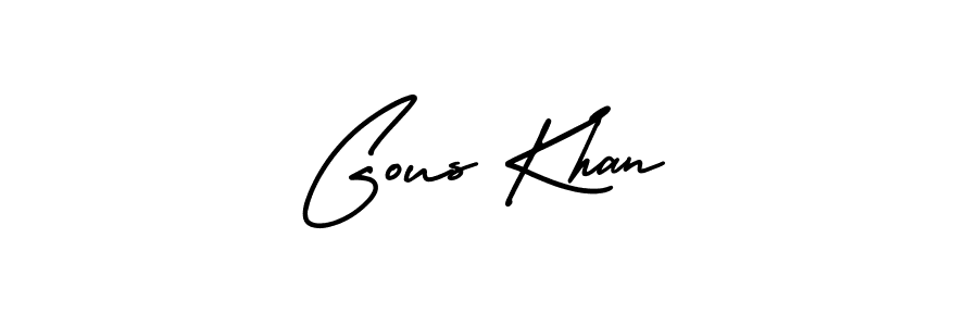 Check out images of Autograph of Gous Khan name. Actor Gous Khan Signature Style. AmerikaSignatureDemo-Regular is a professional sign style online. Gous Khan signature style 3 images and pictures png