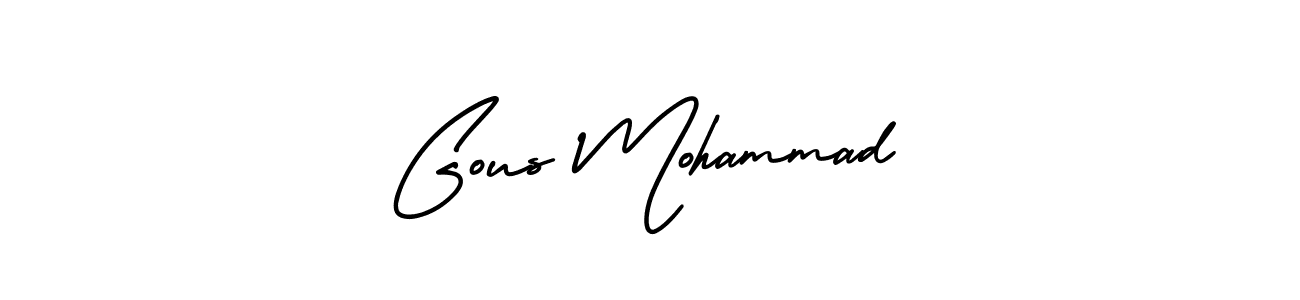 Make a beautiful signature design for name Gous Mohammad. Use this online signature maker to create a handwritten signature for free. Gous Mohammad signature style 3 images and pictures png