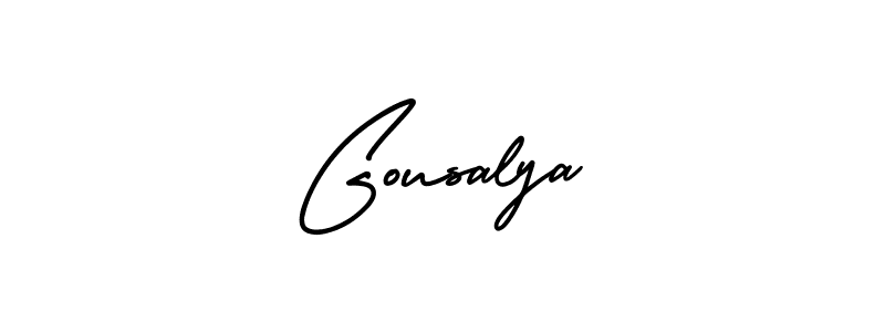 if you are searching for the best signature style for your name Gousalya. so please give up your signature search. here we have designed multiple signature styles  using AmerikaSignatureDemo-Regular. Gousalya signature style 3 images and pictures png