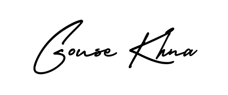 Download transparent PNG signature for name Gouse Khna styled with AmerikaSignatureDemo-Regular font. Ready to paste directly into PDF and Word agreements. Gouse Khna signature style 3 images and pictures png