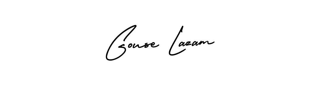 Check out images of Autograph of Gouse Lazam name. Actor Gouse Lazam Signature Style. AmerikaSignatureDemo-Regular is a professional sign style online. Gouse Lazam signature style 3 images and pictures png
