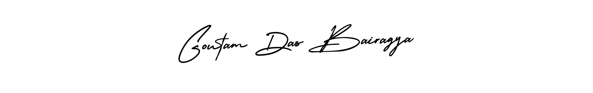 Design your own signature with our free online signature maker. With this signature software, you can create a handwritten (AmerikaSignatureDemo-Regular) signature for name Goutam Das Bairagya. Goutam Das Bairagya signature style 3 images and pictures png