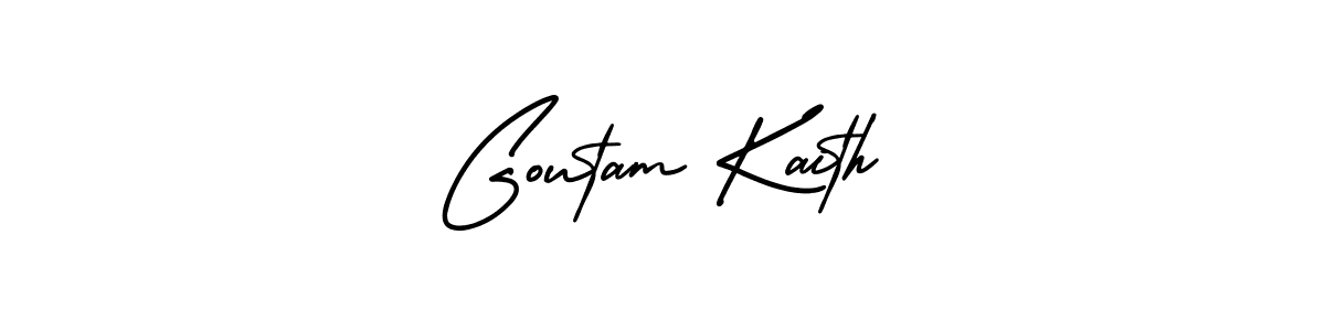 if you are searching for the best signature style for your name Goutam Kaith. so please give up your signature search. here we have designed multiple signature styles  using AmerikaSignatureDemo-Regular. Goutam Kaith signature style 3 images and pictures png