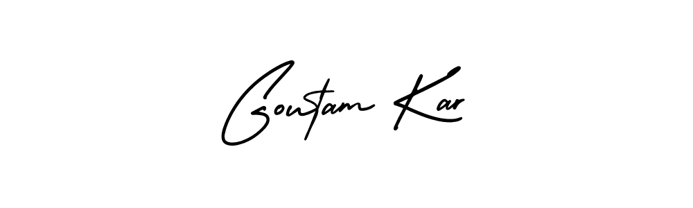 Similarly AmerikaSignatureDemo-Regular is the best handwritten signature design. Signature creator online .You can use it as an online autograph creator for name Goutam Kar. Goutam Kar signature style 3 images and pictures png