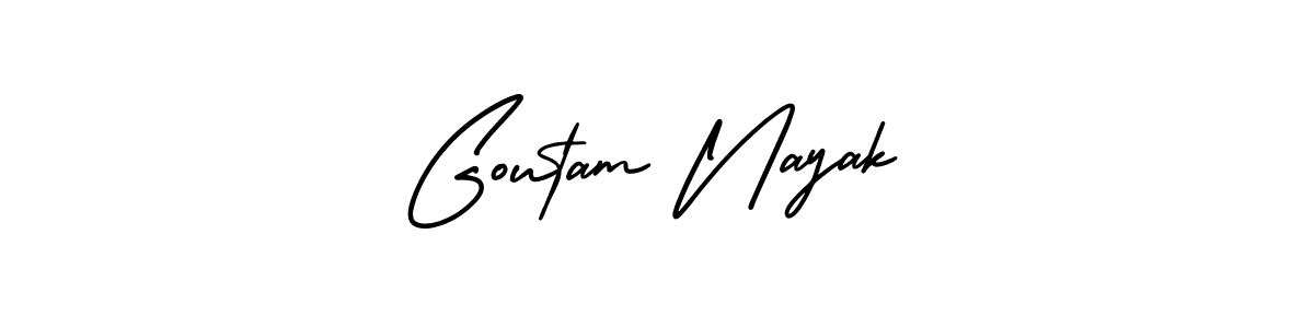 if you are searching for the best signature style for your name Goutam Nayak. so please give up your signature search. here we have designed multiple signature styles  using AmerikaSignatureDemo-Regular. Goutam Nayak signature style 3 images and pictures png