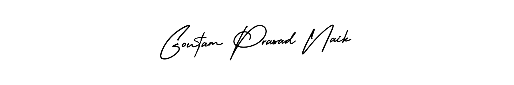 It looks lik you need a new signature style for name Goutam Prasad Naik. Design unique handwritten (AmerikaSignatureDemo-Regular) signature with our free signature maker in just a few clicks. Goutam Prasad Naik signature style 3 images and pictures png